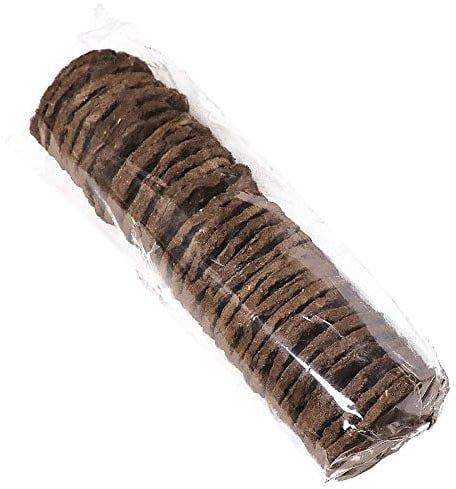 NKlaus Agnihotra Dhoop Kuhdung für Homa-Feuerzeremonie, 1 kg, 1 Stück | Getrockneter Kuhdung aus Indien für Agnihotra-Zeremonien und Yoga; Maße 38,4 x 1,4 x 13,6 cm