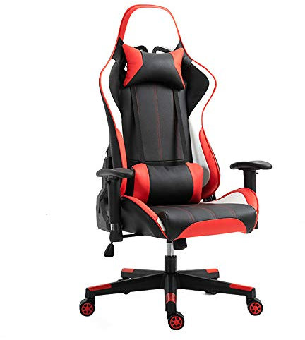 DongBao Gaming Chair - Lumbar Support - Ergonomic - Pillows Included - Home Office Chair - Computer Desk Chair