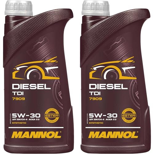 QR-Parts Set 85449123 MN7909-1 2x1 Liter Original MANNOL Motoröl Diesel TDI 5W-30 Engine Oil Öl