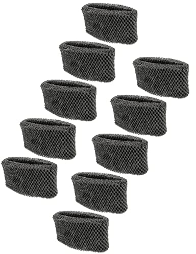 vhbw 10x Filter Ersatz für Philips HU4102/01 für Luftbefeuchter - Luftfilter, Vliesfilter, Grau