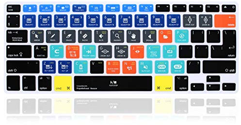 XHLWZR EU/UK/US Silicone Propellerhead Reason Shortcuts Keyboard Cover for MacBook Pro131517(2015 or Older Version),for MacBook Air 13 A1369/A1466,US and EU Layout Protective Skin