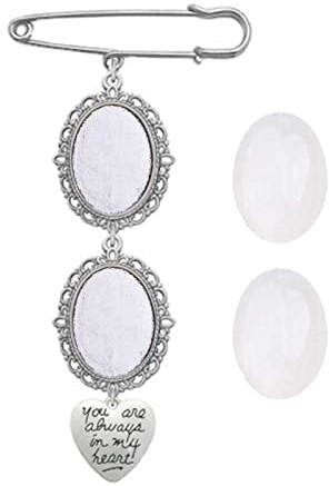 Anstecker hochzeit Foto-Anhänger für Braut, Gedenkanhänger, broschen für kleidung, individueller Hochzeitsstrauß mit Herzanhänger, Abzeichen, Schmuck, Geschenk