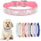 Hundehalsband für kleine Hunde, schillernd, funkelnd, Kristall, Strass, für Welpen, Katzen, Haustiere, Größe XS, S, M, Haustier, Mädchen, Katze, weibliches Kätzchen, Rosa, Größe XS