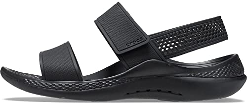 Crocs Herren LiteRide 360 Sandal W Sandalen, Black, 34/35 EU