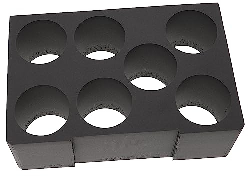 vhbw Kartuschen-Einsatz kompatibel mit Bosch Sortimo L-Boxx 374 Werkzeugkoffer, Systembox - Schaumstoffeinlage für 7 Kartuschen, Schwarz