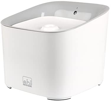 Ebi, Manoa Wasserbrunnen, 3 l, 20,5 x 20,5 x 18 cm, Weiß/Grau, Wasserflasche, Weiß/Grau, Hund