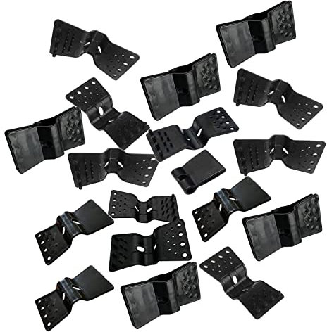 Colcolo Clips de Filet d'ombrage Clips Fixes de Pince de Fixation Coupe-Vent Attaches Filet Exterieurcrochets pour Toile de Clôture, Filet d'ombrage（50）