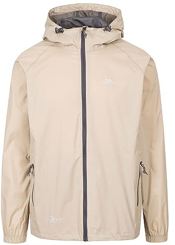 Trespass Unisex Qikpac Jacket Mantel, Hafermilch, S