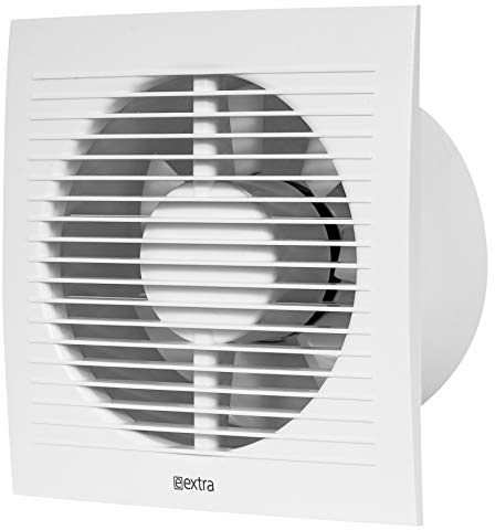 ABOUT VENT Ø 150mm / 6 inch Bathroom Extractor Fan - White Ventilator for Kitchen, Toilet, WC