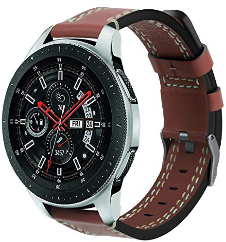 Chainfo kompatibel mit Polar Vantage M2 / Grit X/Grit X PRO/Vantage M Armband Leder Uhrenarmband Armbänder Lederarmband Ersatz (Ohne Uhren) - NO230607 (22mm, Brown)