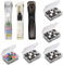 Hefter Clip Dispenser, 3 Stücke Klammernspender Reusable Tragbarer Fast Clam Clip Spender & 250 Edelstahl-Metallklammern, Geeignet für Büro Home Schulbedarf Mini Push Hefter