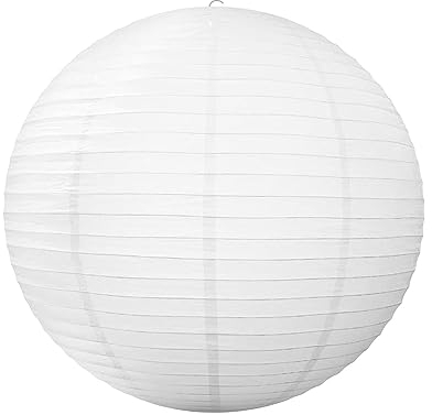 Fenteer Reispapier Lampenschirm, Hängelampenschirm, Einfach zu Installierende Beleuchtungskörper, Papierlaterne, Kronleuchter Abdeckung für Geburtstagsp, 60cmx60cm