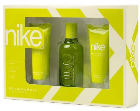 NIKE - Ginger Tonic, Profumo 100 ml + Deodorante Uomo Spray 200 ml, Astuccio Regalo Uomo, Confezione Nike 2 Pezzi, Maschio e Fresco, Colonia Agrica e Floreale, Lunga Durata