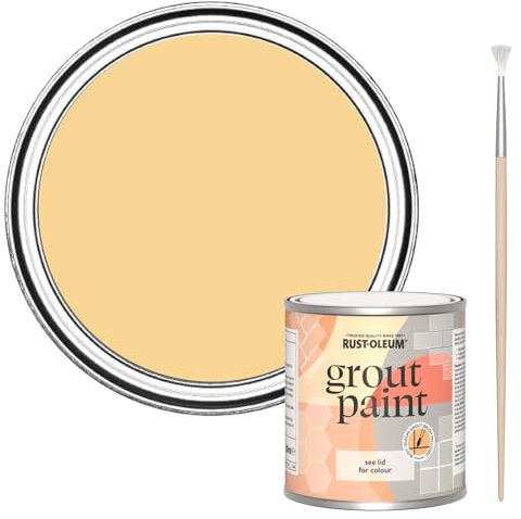 Rust-Oleum Yellow Ultra-Durable Grout Paint - Mustard 250ml