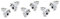 OSALADI 3pairs Controller Switch for Mobile Game Controller Trigger Game Pad Accessories