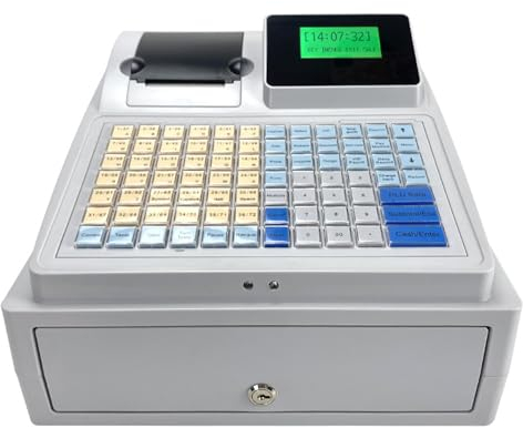 Elektronische Registrierkasse, 81 Tasten Elektronische Kassensystem, 8 Digitale LED Registrierkasse Einzelhandel Kassen Für Kleine Unternehmen, einzelhandel, Restaurants