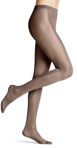 FALKE Damen Strumpfhose Dawn 40 DEN W Ti halb-blickdicht einfarbig 1 Stück, Braun Cinnamon 5186, S
