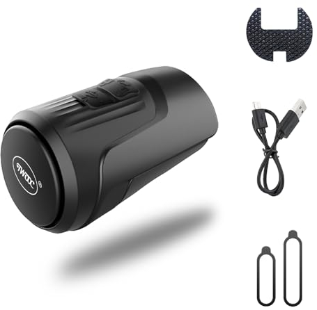 Campanello Bici Elettronico,Corno per Bicicletta125db,200mah,Allarme Antifurto per Mountain Bike Impermeabile Ipx5,USB Ricaricabile,per Manubrio 22,2/31,8 Mm,Per Bici da Strada,Bmx,Scooter Elettrico
