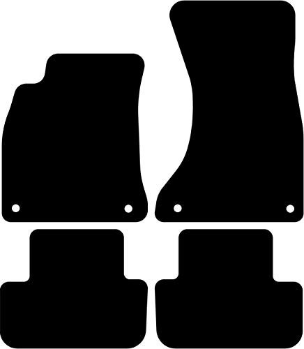 Kovvar Fußmatten passend für Audi A5 8TA 2009-2017 Passend zur Ausführung: Sportback | Qualität: Basic