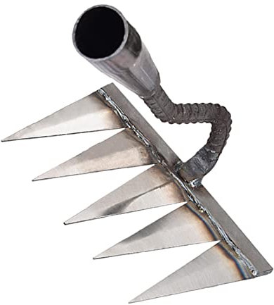 Rastrello Per Diserbo - Rastrello Giardino Metallo Rastrello, 5 Denti 32mm Rastrello Per Foglie, Zappa Diserbo Rastrello, Rastrello Diserbo, Rastrello Da Diserbo Zappa Per Erbacce Allentamento