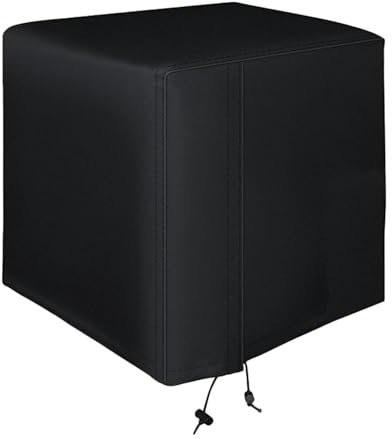 Abdeckung für Poolpumpe, Abdeckung für Sandfilterpumpe - UV-beständige Vollplane aus Oxford-Stoff - Poolpumpe über dem Boden, Abdeckung für Pools, Klimaanlage, Möbel, Schwarz