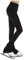 Mädchen Dame Eiskunstlauf Praxis Strumpfhosen Schlittschuh Hosen Warme Fleece Leggings Über Die Boot Hose,Schwarz,S