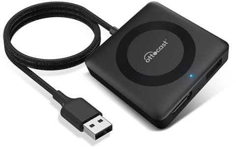 OTTOCAST Car TV Mate, CarPlay Auto Konverter Plug & Play Kompatibel mit Fire TV Stick, Set-top Box, Screen Thrower, Game Consoles HDMI Multimedia Adapter für Wired Carplay Cars Modell Jahr nach