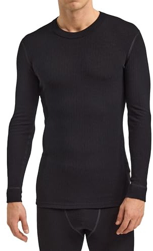 Dilling Herren Langarmshirt Merinowolle Baselayer Unterwäsche Slimfit temperaturregulierend atmungsaktiv