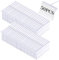 50 Stück Etikettenhalter aus Kunststoff, PVC Transparent Namensschild 6 x 4.2 cm Preisschilder Etiketten, für Draht-Regale Preisetiketten zur Waren-Beschilderung, Supermarkt Shop Regal Etikettenhalter