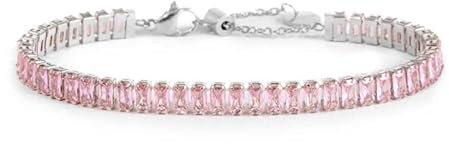 MARLU' Bracciale tennis zirconi baguette 31BR0008-LF