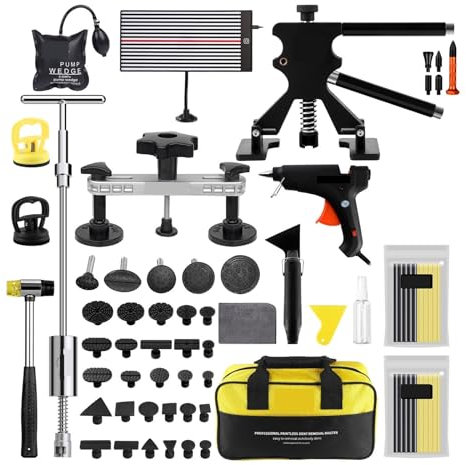 WESLNN Outils De Débosselage Sans Peinture For Voiture, Kit De Retrait D'extracteur, Marteau Coulissant, Marteau Inversé, Ventouse De Corps