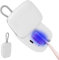 UNISOPH UV-Zahnbürsten-Desinfektionsmittel, tragbarer Mini-Zahnbürsten-Desinfektionsmittel mit Trockenfunktion, wiederaufladbarer Halter, Zahnbürsten-Sterilisator, Zahnbürstenreiniger für Zuhause