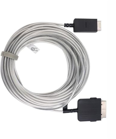 One Connect Cable 16.4FT BN39-03006A, Compatible for Samsung，Compatible for QLED，Frame TV Connection Cable 43-85 LS03D QE49LS03RAU QE55LS03RAU QE55Q85RAT QE55Q90RAT