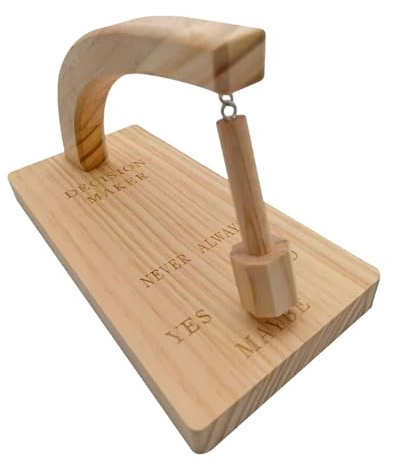 Entscheidungs Pendel Spiel - Holz Entscheidungs Schwinger, Magnetisches Tischspiel Design | Kreative Denk Hilfe Für Frauen Männer Kinder Chefs Büro Zuhause Unterhaltung Inspiration