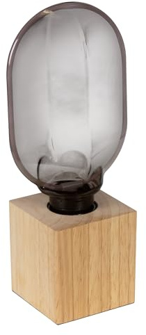 Osram Tischlampe Holzdekor, E27, 24,5 cm hoch | Vintage 1906 Table, Indoor Wall Lighting, Holzdekor, 25000 h, 1-Pack