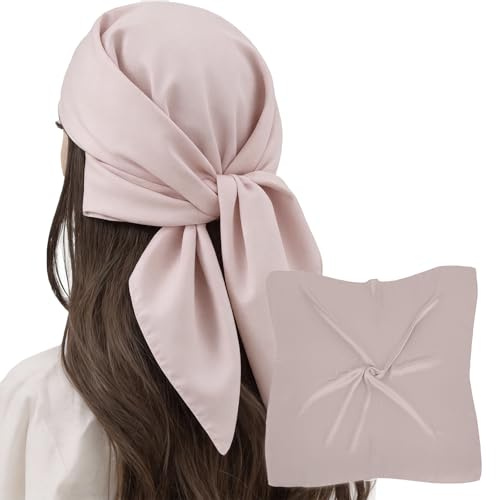 MEANBEAUTY kopftücher für damen Quadratische Tüche Schals halstuch 70cm