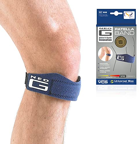 Neo G - Cinta de soporte para la rótula (con almohadilla de silicona), tamaño universal, unisex