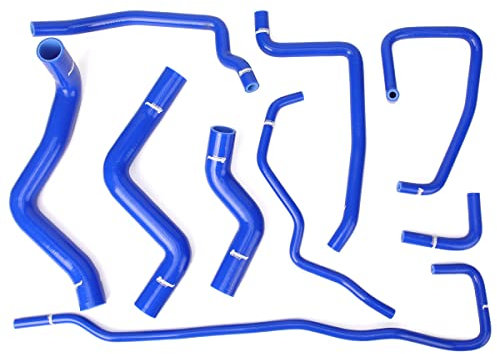 tucool racing 1220_9 Kit de manguera de calentador de refrigerante de radiador de silicona