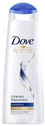 Dove Nutritive Solutions Intensiv Reparatur für strapaziertes Haar Shampoo, mit Keratin-Reparatur-System, 250 ml, 1 Stück