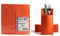 AROBA 100x Airlaid Besteckservietten (Orange, 39x40 cm) - Hochwertige Serviettentaschen - Fertig gefaltete Bestecktaschen - Stoffähnliche Airlaidservietten