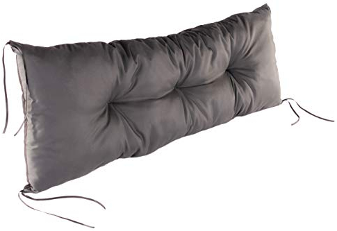 4myBaby GmbH Best for Garden Sitzkissen für 2 Personen Bank Bankauflage 120x40x13-16 cm in vielen Farben (Dunkelgrau)