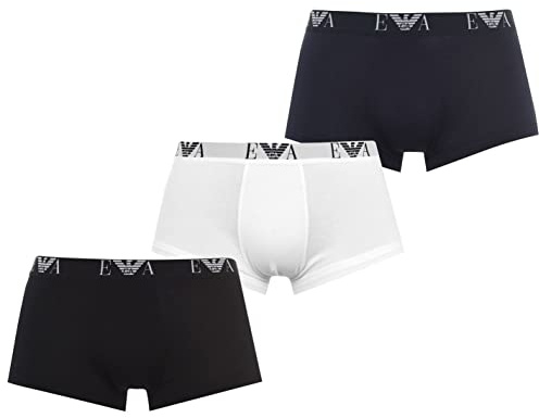 Emporio Armani CC715 Trunk 3er Pack S Weiss/Schwarz/Blau (56110)