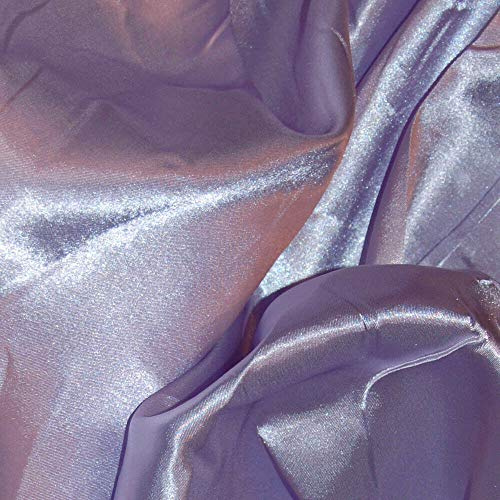 FYVIE STAR FABRICS Silky Satin Dress Craft Fabric Plain Luxury Wedding Material 150cm Wide. When Selecting 3 or More Metres of Any One Given Colour. Lilac (1m)