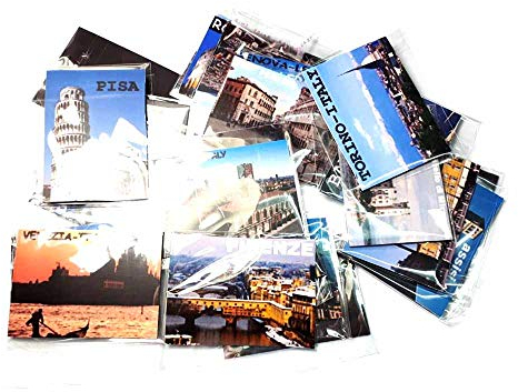 artigianale Handwerkskunst erhalten 25 Magneten 5 x 7 cm Magnete italienische Firma Pisa Roma Venezia Milano Napoli Torino etc Miste und EIN Schlüsselanhänger Omaggio AMULETO CORNI