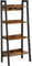 VASAGLE Ladder Shelf, 4-Tier Narrow Shelf, Bookshelf for Home Office, Living Room, Bedroom, Kitchen, Industrial, Rustic Brown and Ink Black LLS054X01