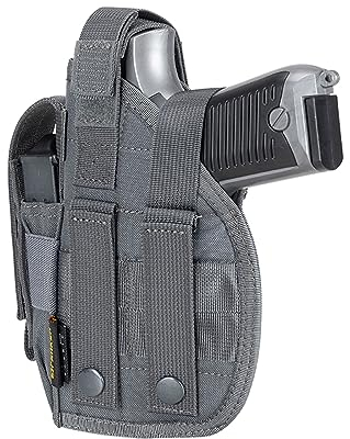 EXCELLENT ELITE SPANKER Taktisches Einstellbares Pistolenholster Holster Pistole for Glock M1911 G17 G18 G19 G26 G34 XD-45acp CZ P-10C (Grau)