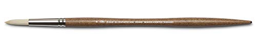 Winsor & Newton 5010508 synthetischer Künstler Ölpinsel mit hoher Elastizität & Lebensdauer, ergonomischer Stiel für Ölfarben und Alkydfarben - Rundpinsel Nr. 8