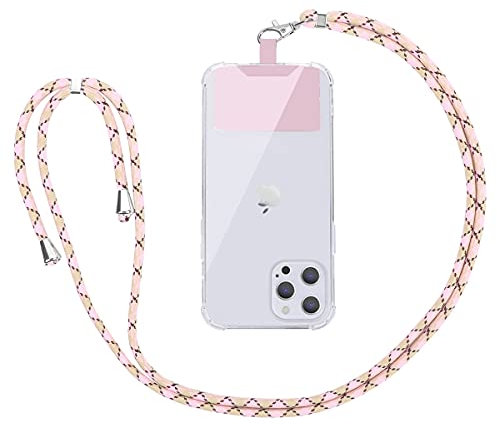 Vauki Cordón para Universales Celular Teléfono Cadena, Correa de Cuello Cuerda para Móvil Colgante Nylon Ajustable Desmontable para la Mayoría de los Teléfonos para iPhone Samsung Xiaomi