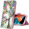IMIRST Oppo A16 Hülle Leder, Langlebig Leichtes Klassisches Design Flip Wallet Case PU-Leder Schutzhülle Brieftasche Handyhülle für Oppo A16. BF Tree of Life