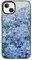CASETiFY Kompakte Schutzhülle für iPhone 14 Plus, militärische Qualität, Falltest in Militärqualität, 1,2 m Fallschutz, Nantucket Blue Hortensien, Transparentes Schwarz